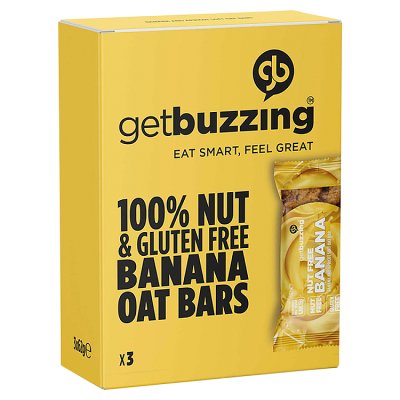 Get Buzzing Banana Bars