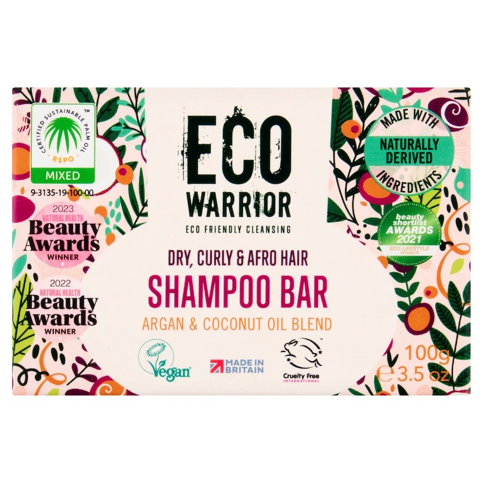 Eco Warrior Shampoo Bar Argan & Coconut 100G