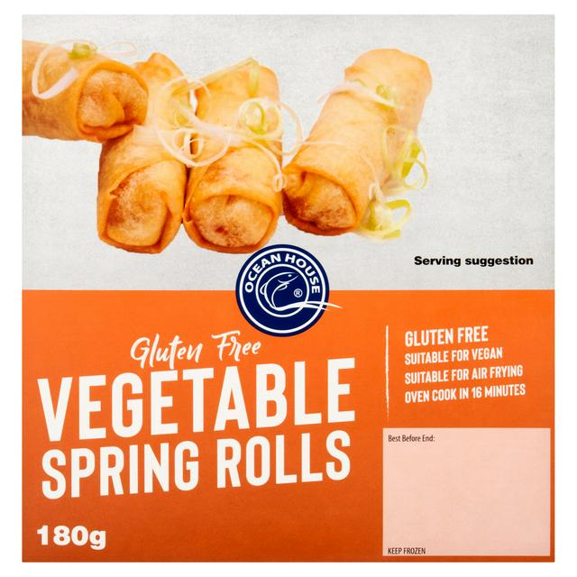 Ocean House Gluten Free Vegetable Spring Rolls 180g