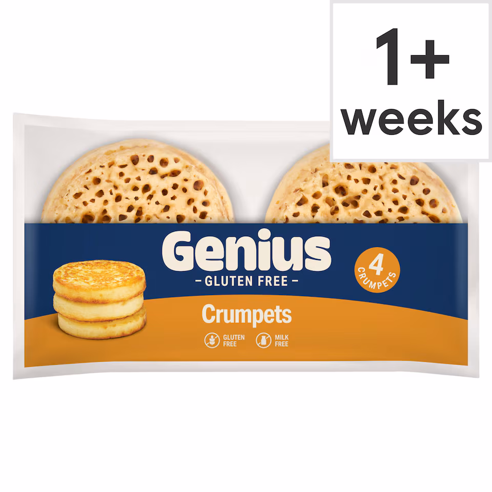 Genius Gluten Free Crumpets 4 pack