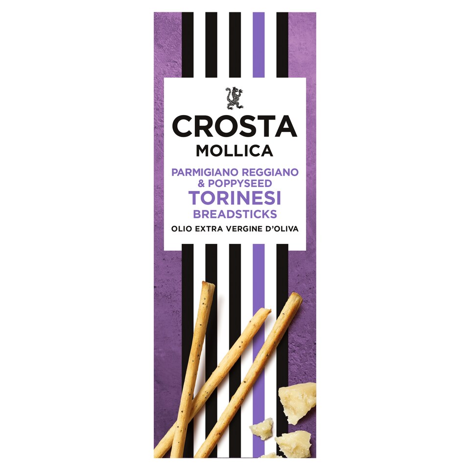 Crosta & Mollica Parmesan & Poppyseed Torinesi 120G