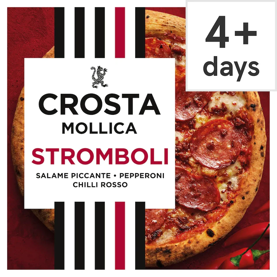 Crosta & Mollica Stromboli Spicy Salami Sourdough Pizza 447g