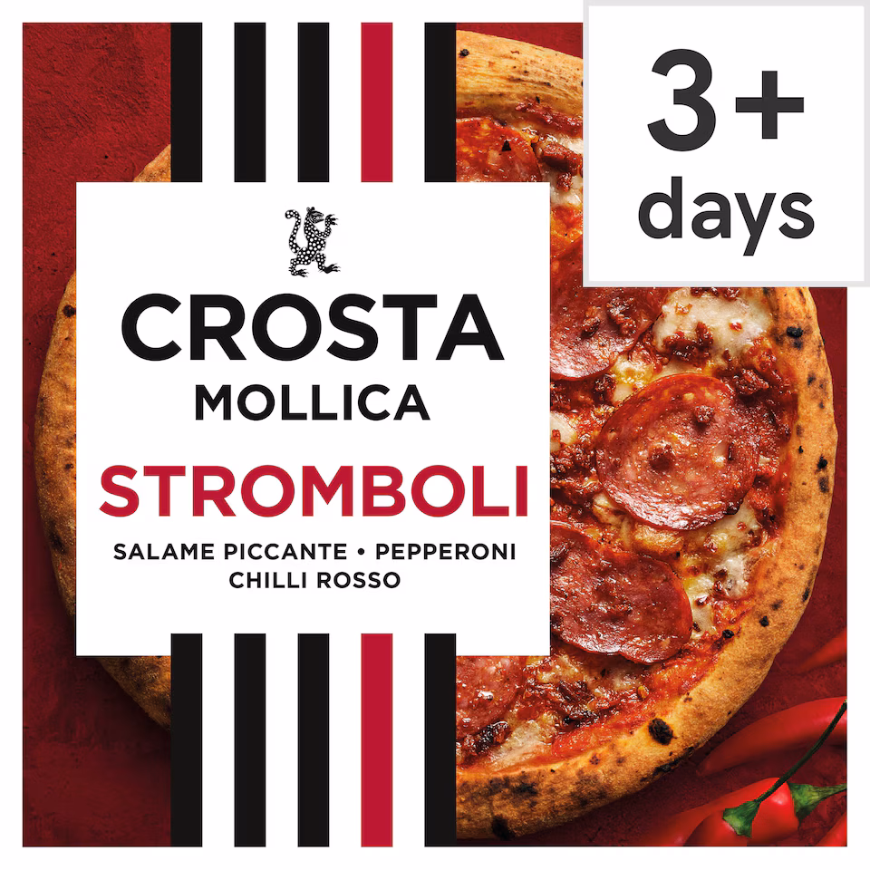 Crosta & Mollica Stromboli Spicy Salami Sourdough Pizza 447g