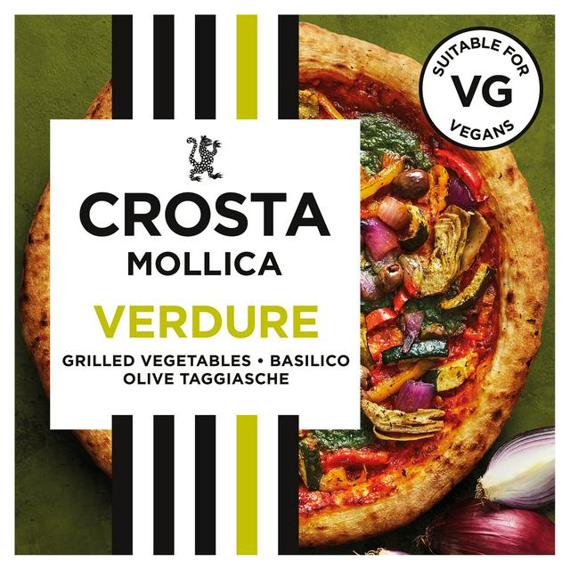 Crosta & Mollica Verdure Sourdough Pizza Grilled Vegetables, Taggiasca Olives & Basil Sauce 471g
