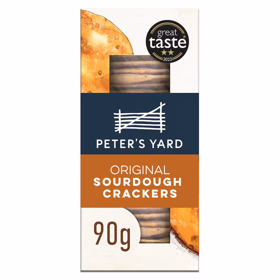 Peter's Yard Original Sourdough crackers 90g