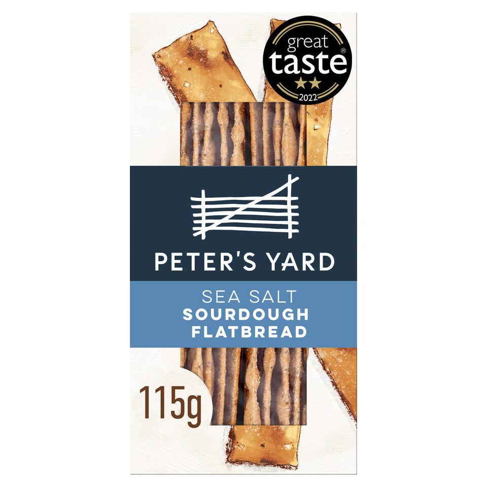 Peter's Yard Sea Salt Sourdough Flatbreads 115g