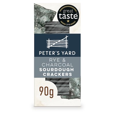 Peter's Yard Rye, Charcoal Sourdough Crackers