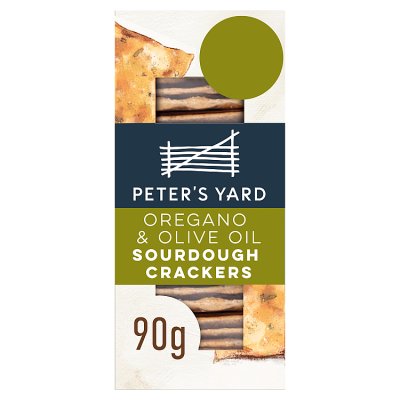 Peter's Yard Oregano & Olive Oil Sourdough Crackers