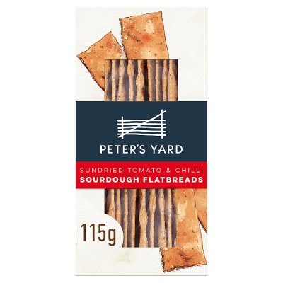Peter's Yard Sundried Tomato & Chilli Sourdough Flatbreads