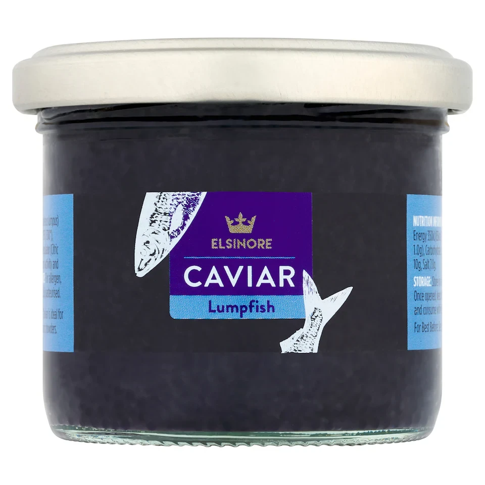 ELSINORE BLACK LUMPFISH CAVIAR 100G