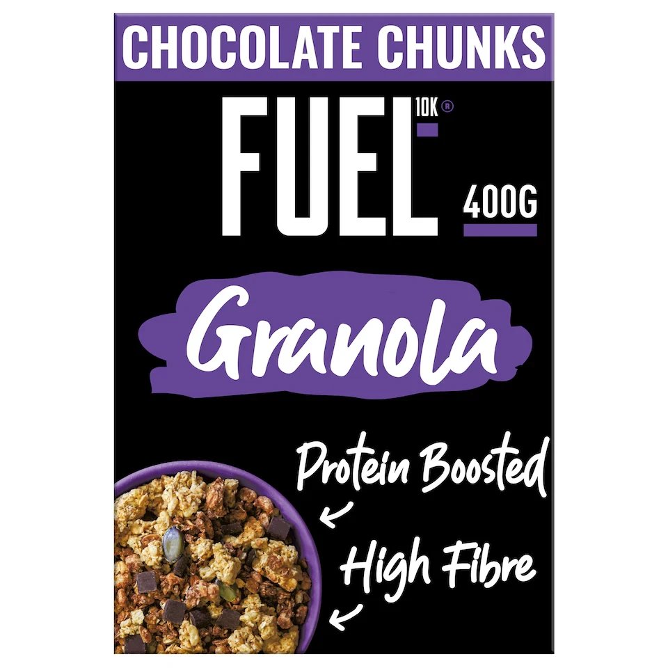 FUEL10K Chocolate Chunks Protein Granola Breakfast Cereal 400g