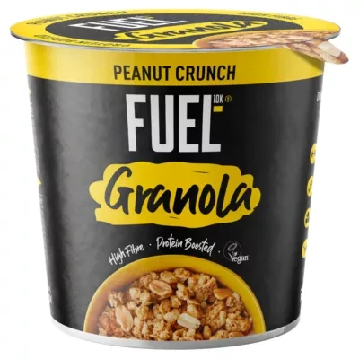 FUEL10K Peanut Crunch Protein Granola Cereal Pot 70g