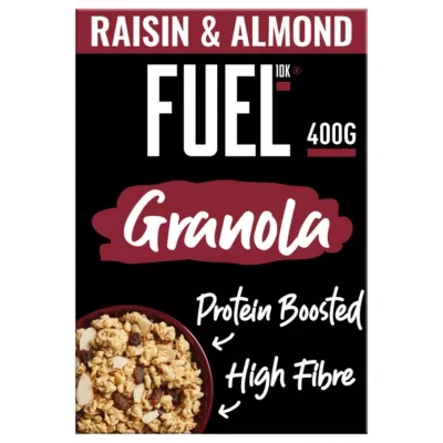 FUEL10K FUEL10K Raisin & Almond Protein Granola Breakfast Cereal 400g