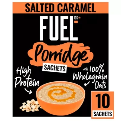 FUEL10K FUEL10K  Salted Caramel Protein Porridge Oat Cereal Sachets 10x36g