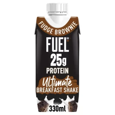 FUEL10K FUEL10K Fudge Brownie 25g High Protein Breakfast Shake Drink 330ml