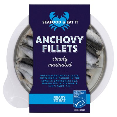 Seafood & Eat It Anchovy Fillets Simply Marinated