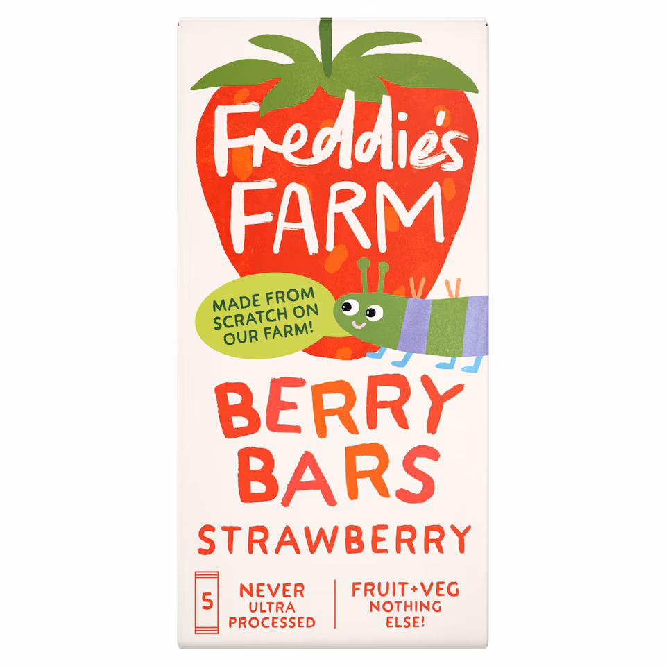 Freddie's Farm Berry Bars - Strawberry 5 x 20g