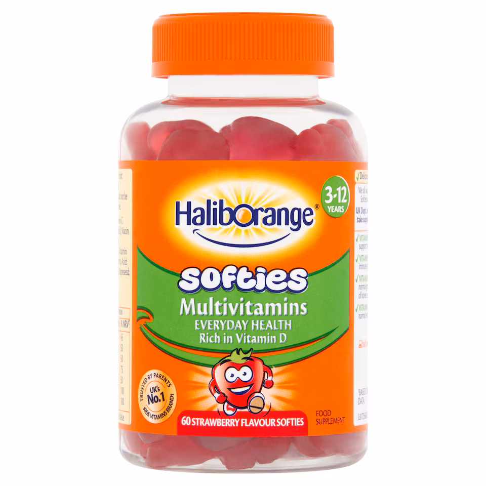 Haliborange Softies Multivitamins - Strawberry Flavour 60s