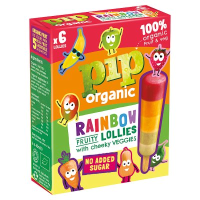 Pip Organic Rainbow Fruity Lollies