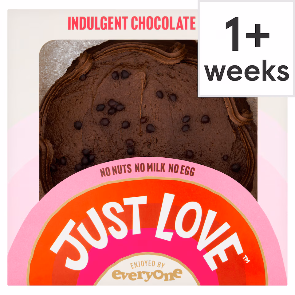 Just Love Food Indulgent Vegan Chocolate Cake