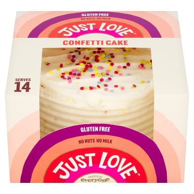 Just Love Gluten Free Confetti Cake
