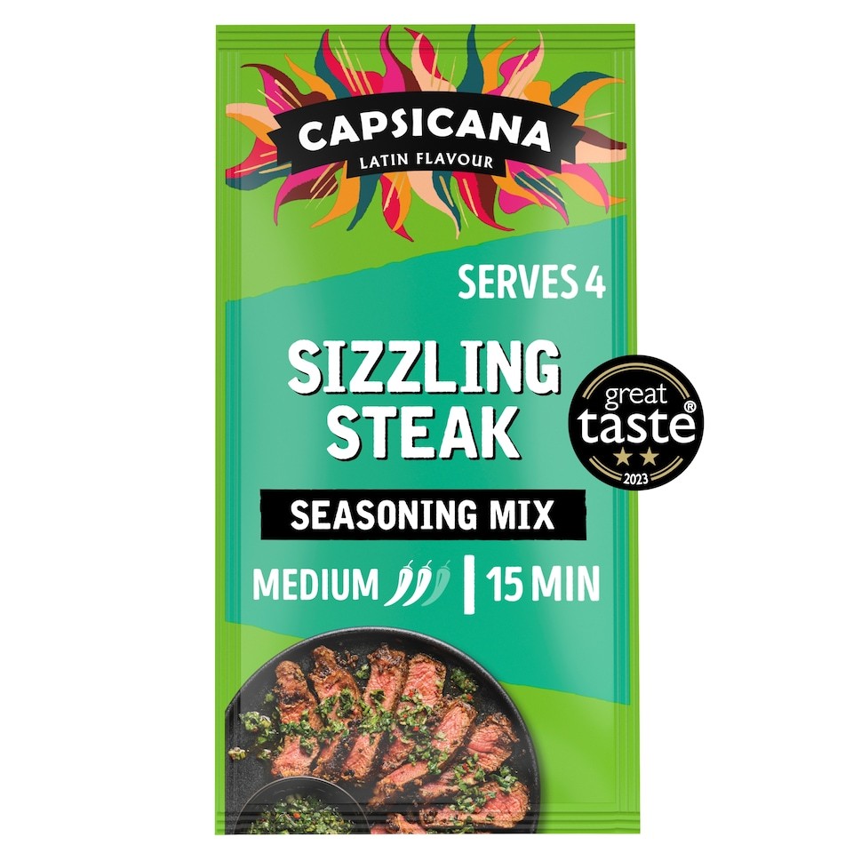 Capsicana Sizzling Steak Garlic Seasoning Mix Argentinian 28G