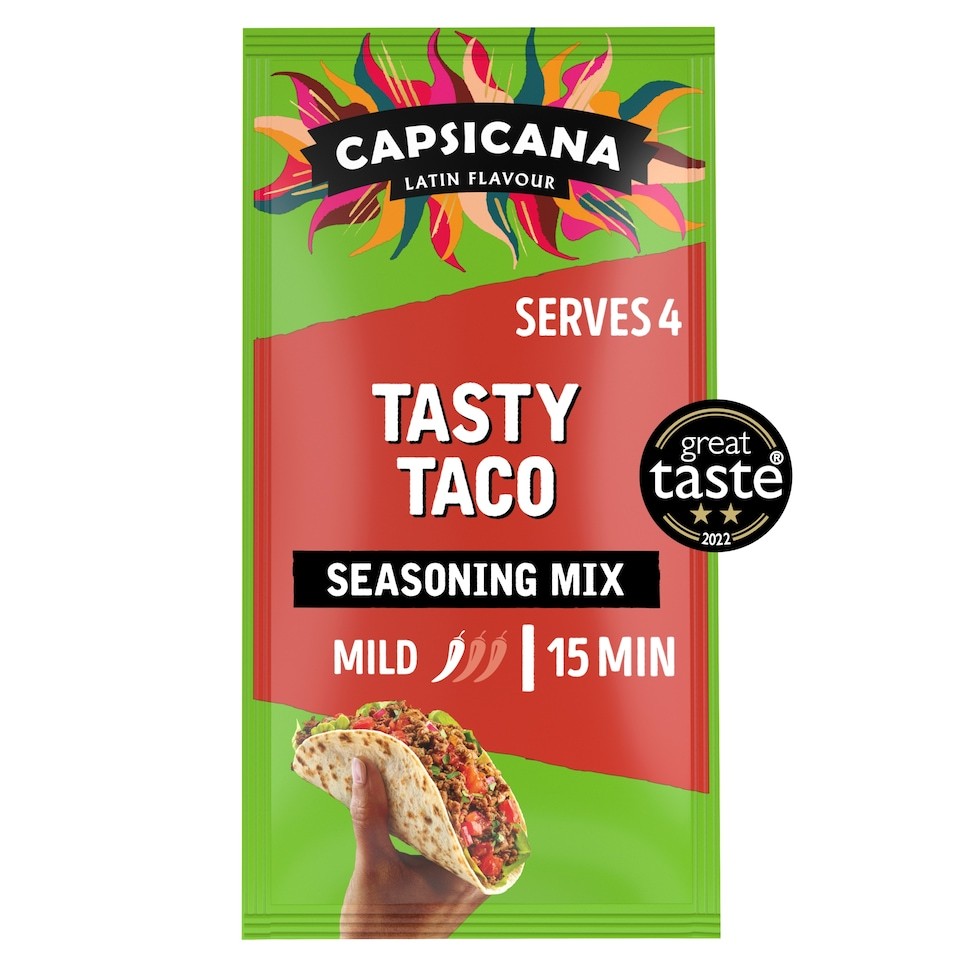 Capsicana Mexican Tasty Taco Jalapeno & Spices Seasoning Mix 28G