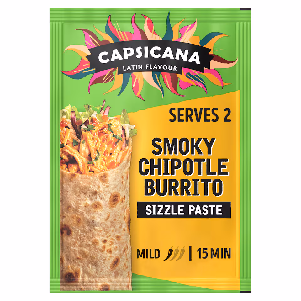 Capsicana Mexican Burrito Tomato & Chipotle Paste 60G