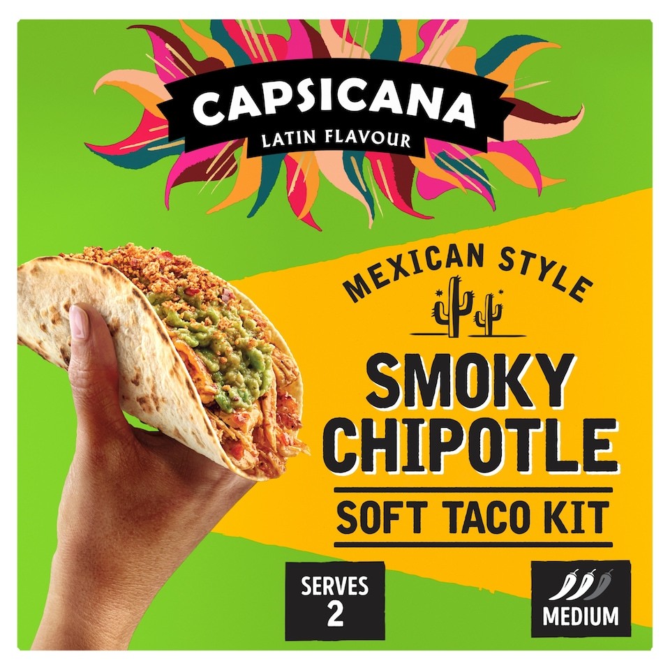 Capsicana Mexican Smoky Chipotle Taco Meal Kit 273g