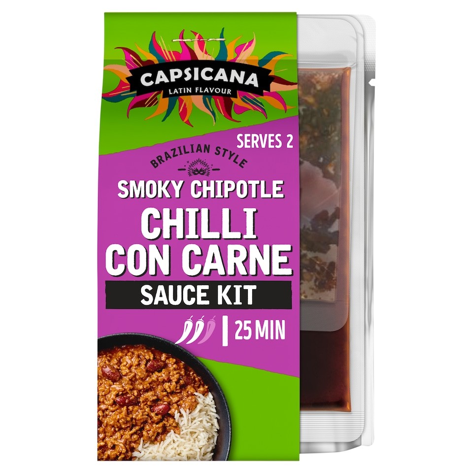 Capsicana Mexican Chilli Con Carne Cooking Sauce Kit 273g