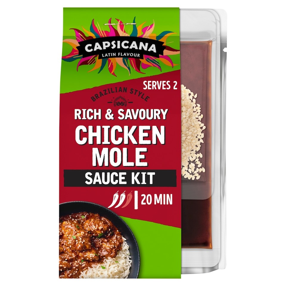 Capsicana Mexican Chicken Mole Cooking Sauce Kit 273g