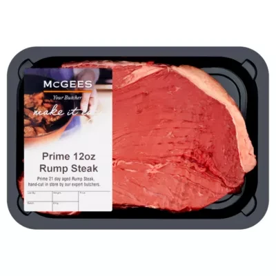 McGees Your Butcher Prime 12oz Rump Steak 350g