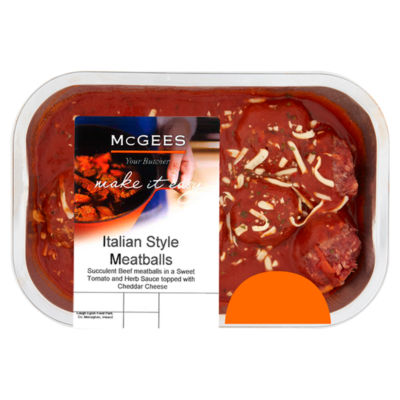 McGees Your Butcher Italian Style Meatballs 500g