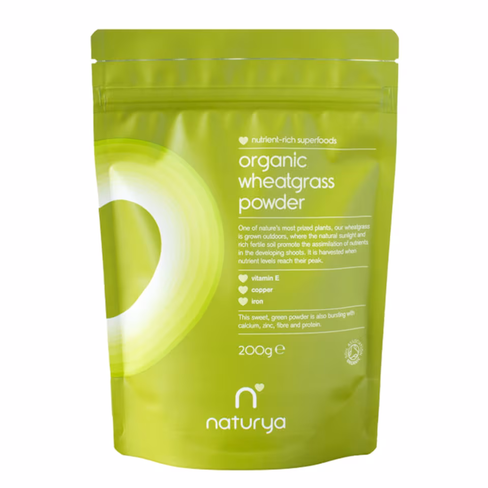 Organic Wheatgrass Powder 200g (Naturya)