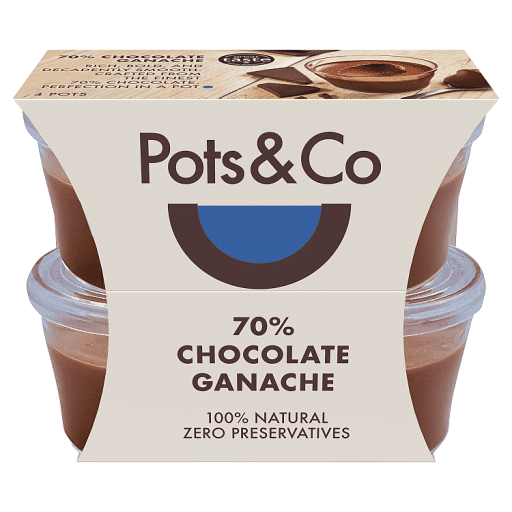 Pots & Co 70% Chocolate Ganache 4 x 50g