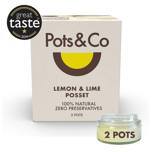 Pots & Co Lemon & Lime Posset 2 x 91g