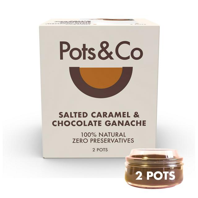 Pots & Co Salted Caramel & Chocolate Ganache 2 x 82g