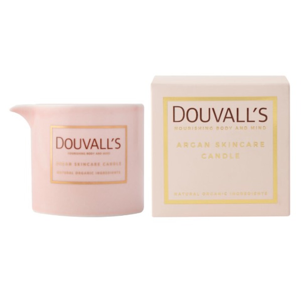 Argan Massage Candle - Vanilla Jasmin & Ginger 180g | Intensely Nourishing and Hydrating Body Treatment