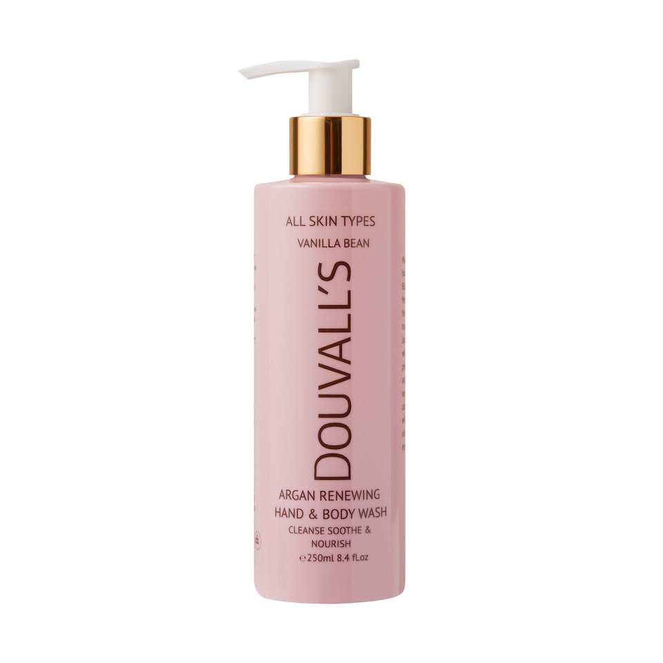 Argan Renewing Hand & Body Wash 240ml | Cleanse, Soothe & Nourish - Vanilla