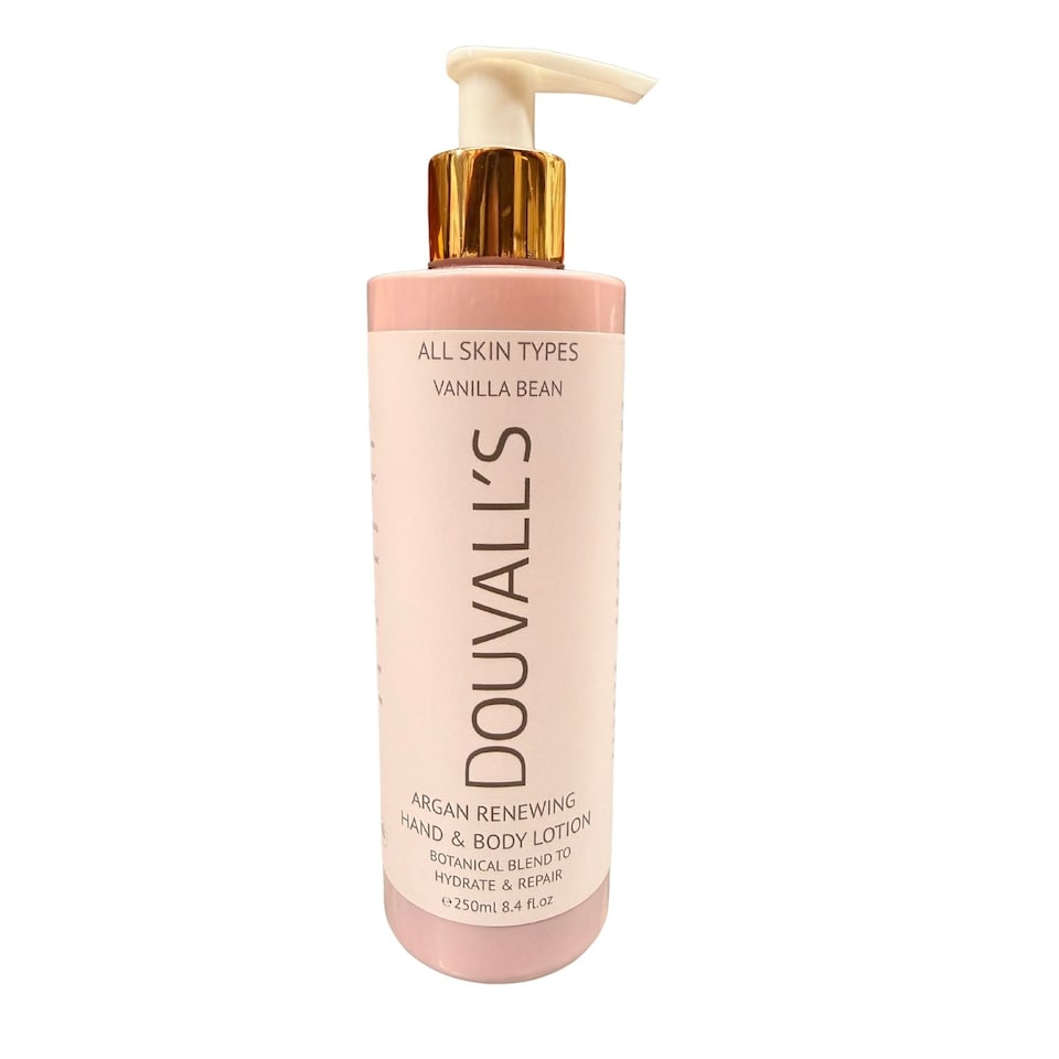 Argan Renewing Hand & Body Lotion 250ml |Hydrate, Nourish and soothe - Vanilla Bean