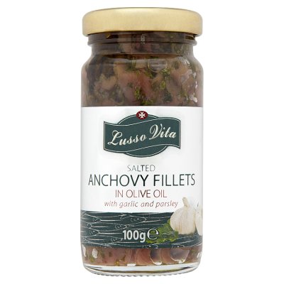 Lusso Vita Anchovy Fillets with Garlic