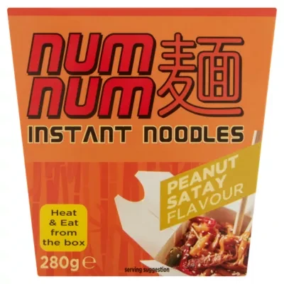 Num Num Instant Noodles Peanut Satay Flavour