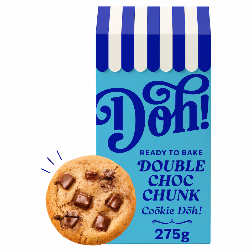 Doh! Ready to bake Double Choc Chunk Cookie Doh 275g