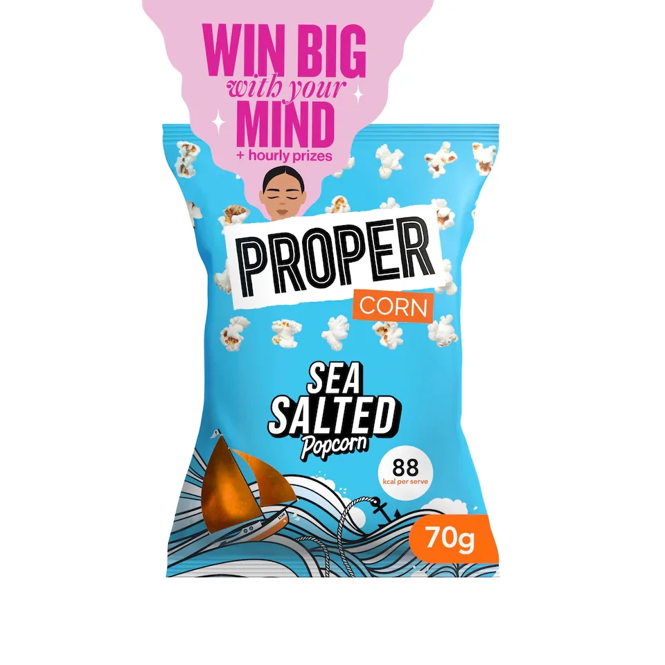 Proper Sea Salted Popcorn 70g