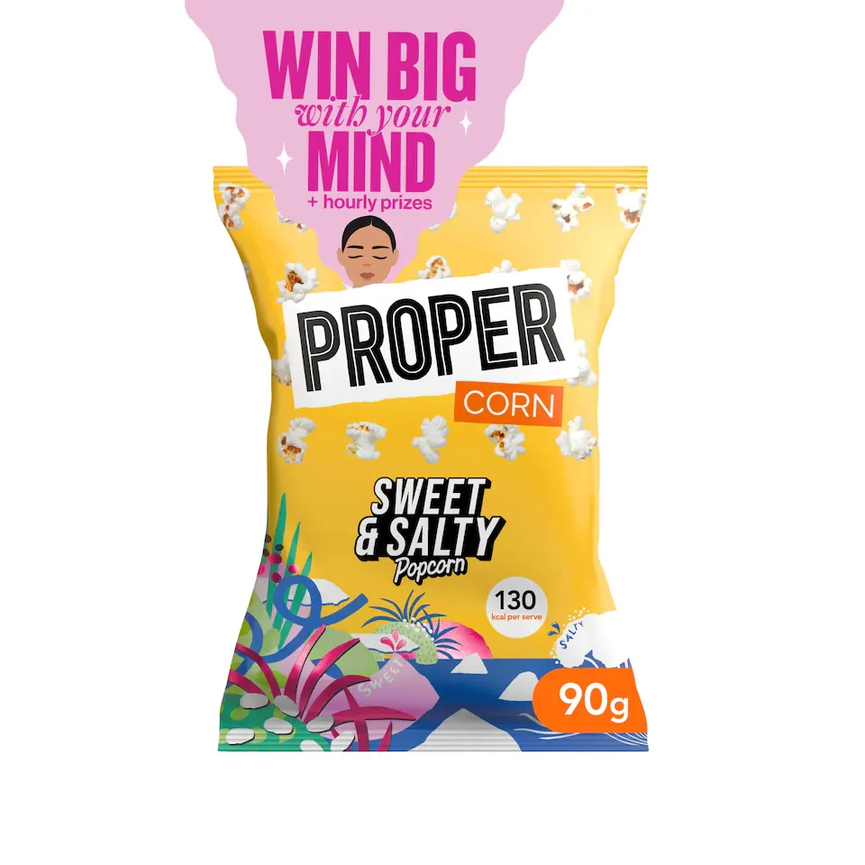 Proper Sweet & Salty Popcorn Sharing Bag 90g