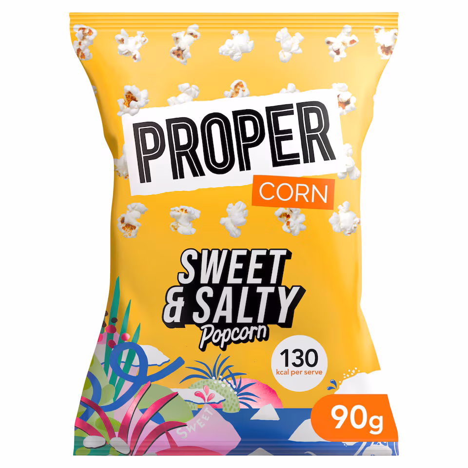 Proper Sweet & Salty Popcorn Sharing Bag 90g