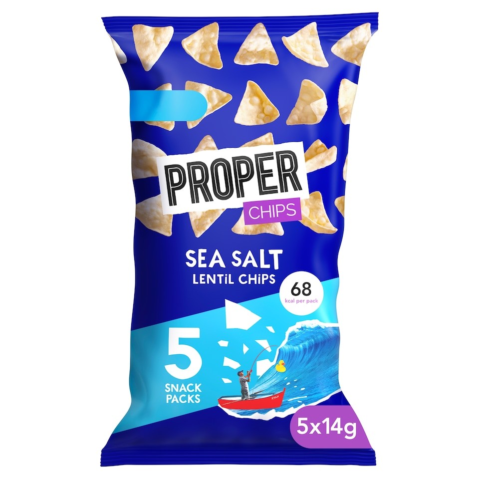 PROPERCHIPS SEA SALT 5x14G