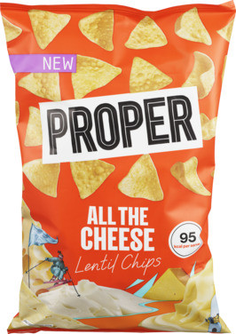 Proper Chips Cheese Linsechips 85g