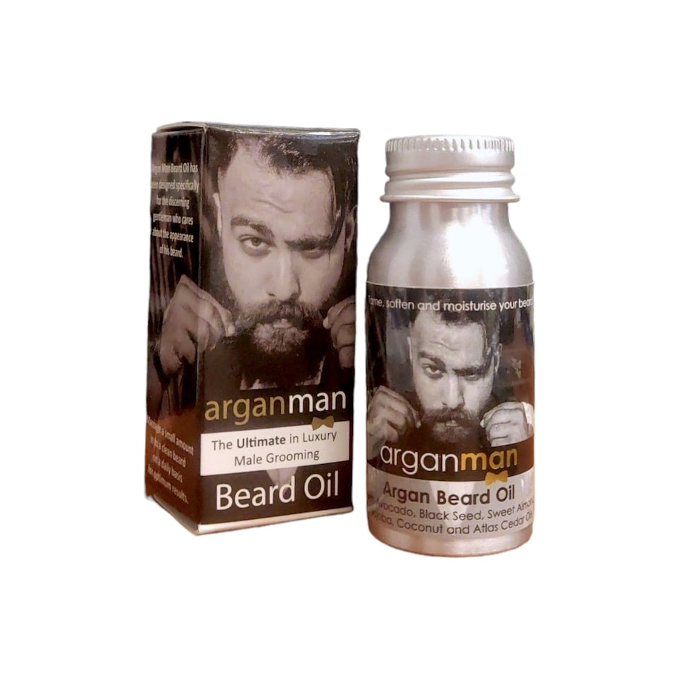 argan man luxury beard oil