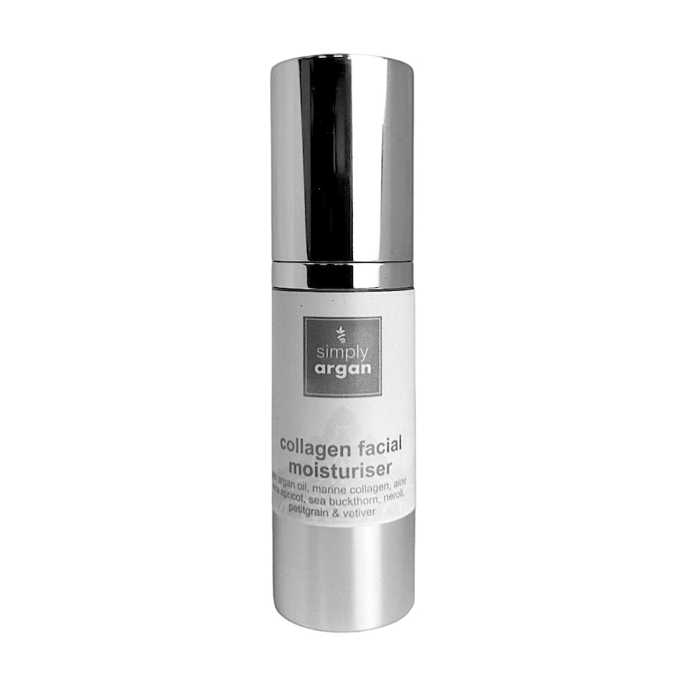 collagen facial moisturiser with argan oil 30ml